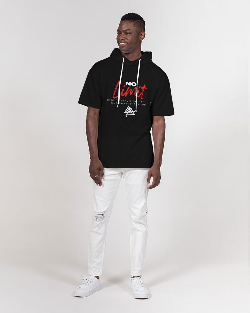 NO LIMIT SERIES Men's Premium Heavyweight Short Sleeve Hoodie