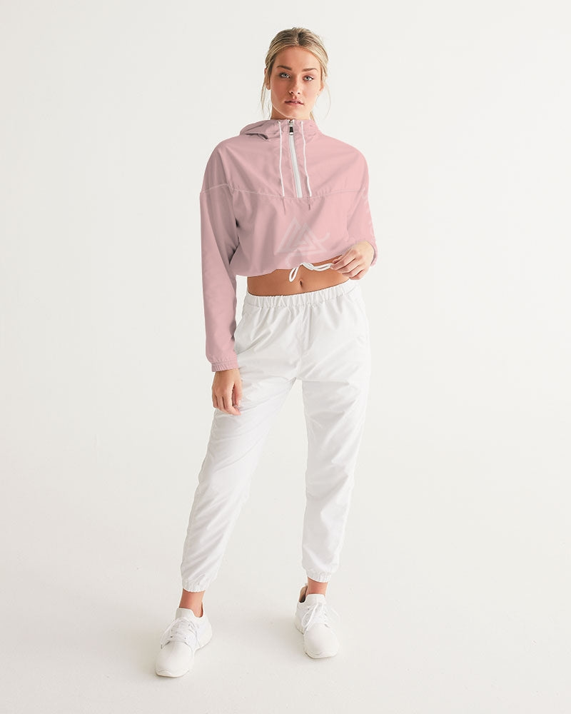 Anomolus Pink Women's Cropped Windbreaker