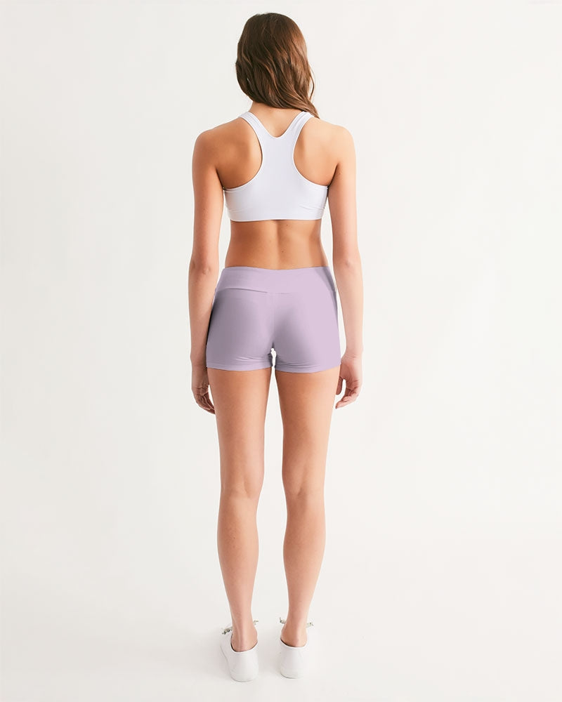 Rebirth Women's Mid-Rise Yoga Shorts