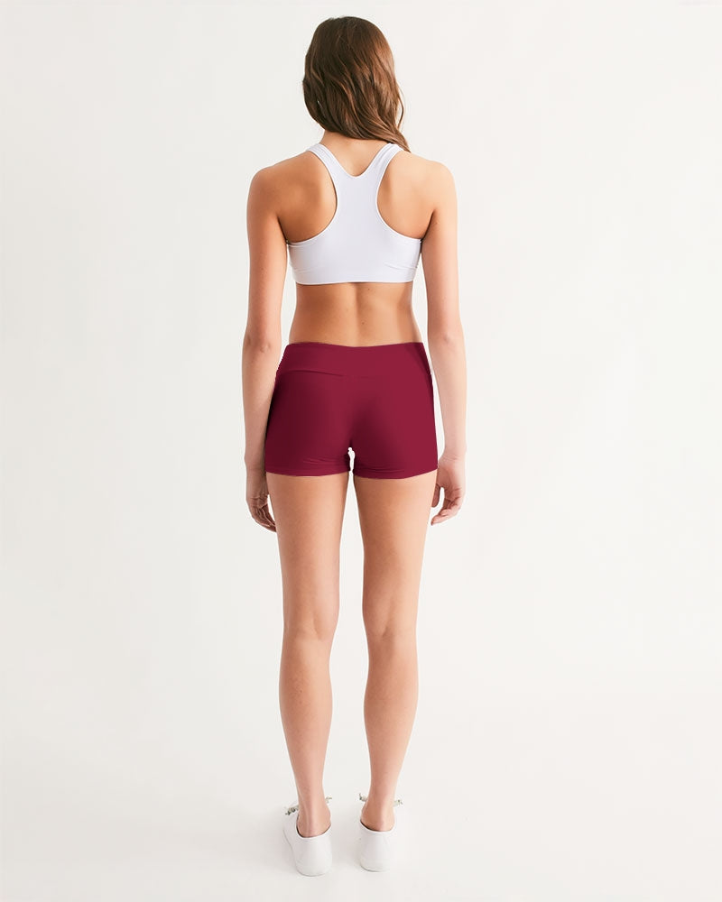 Rebirth Women's Mid-Rise Yoga Shorts