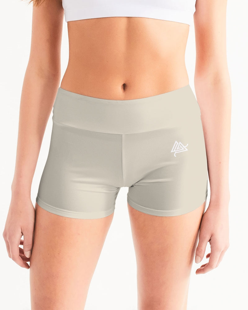 Rebirth Women's Mid-Rise Yoga Shorts