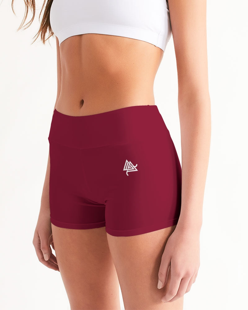 Rebirth Women's Mid-Rise Yoga Shorts