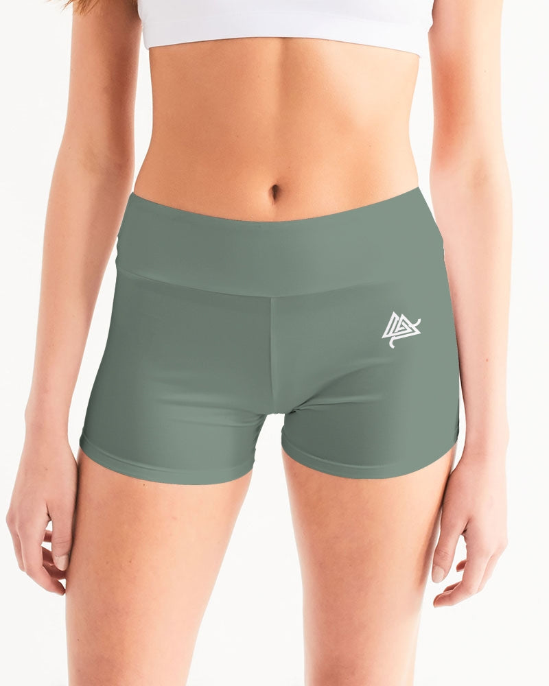 Rebirth Women's Mid-Rise Yoga Shorts