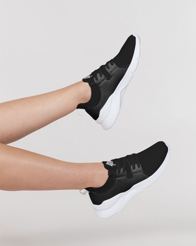 Black Women's Two-Tone Sneaker