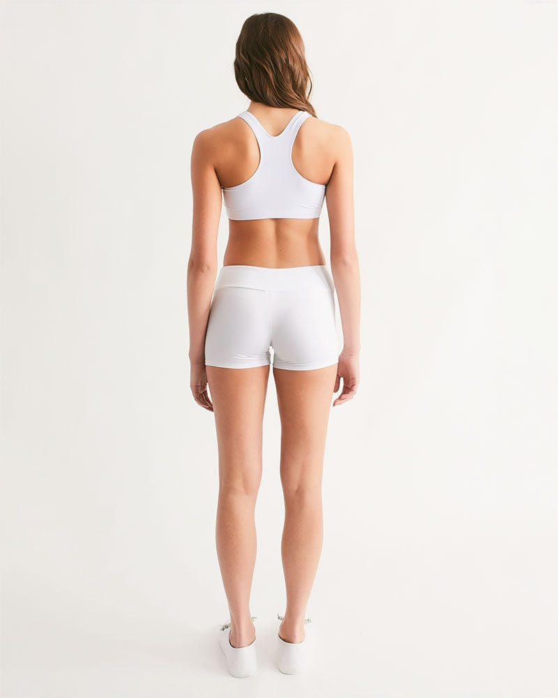 Rebirth Women's Mid-Rise Yoga Shorts