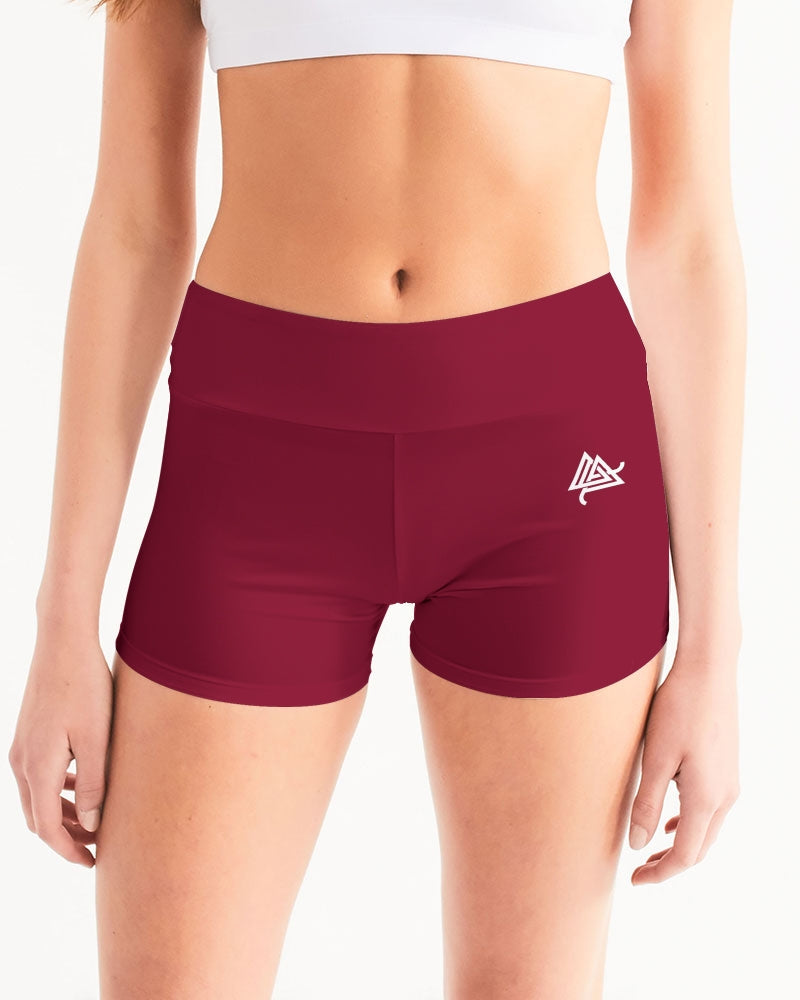 Rebirth Women's Mid-Rise Yoga Shorts