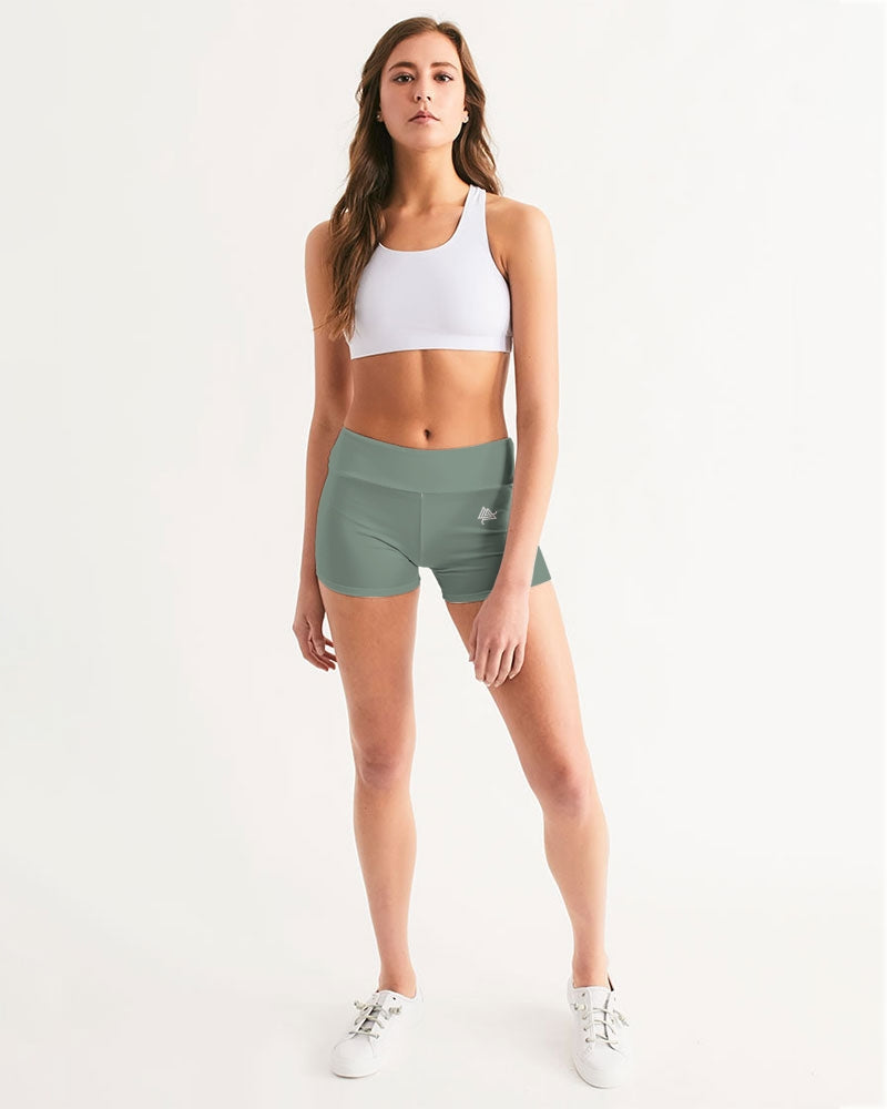 Rebirth Women's Mid-Rise Yoga Shorts