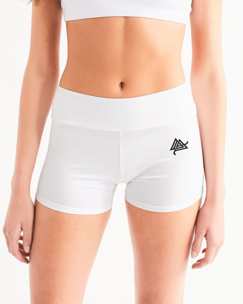 Rebirth Women's Mid-Rise Yoga Shorts