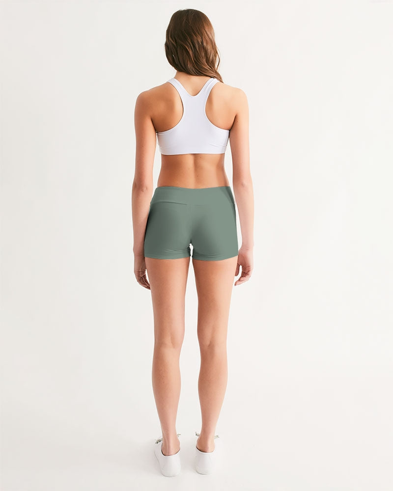 Rebirth Women's Mid-Rise Yoga Shorts