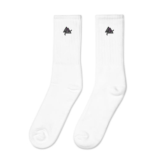 White Anomolus Socks