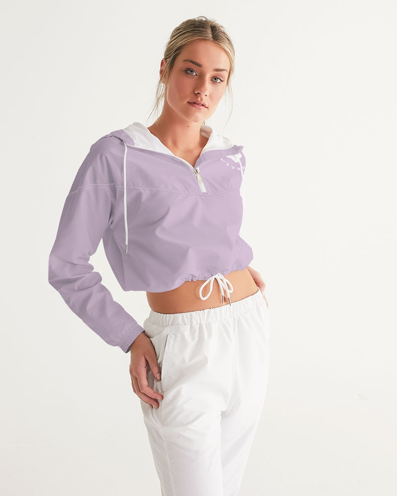 Rebirth Lavender Women's Cropped Windbreaker