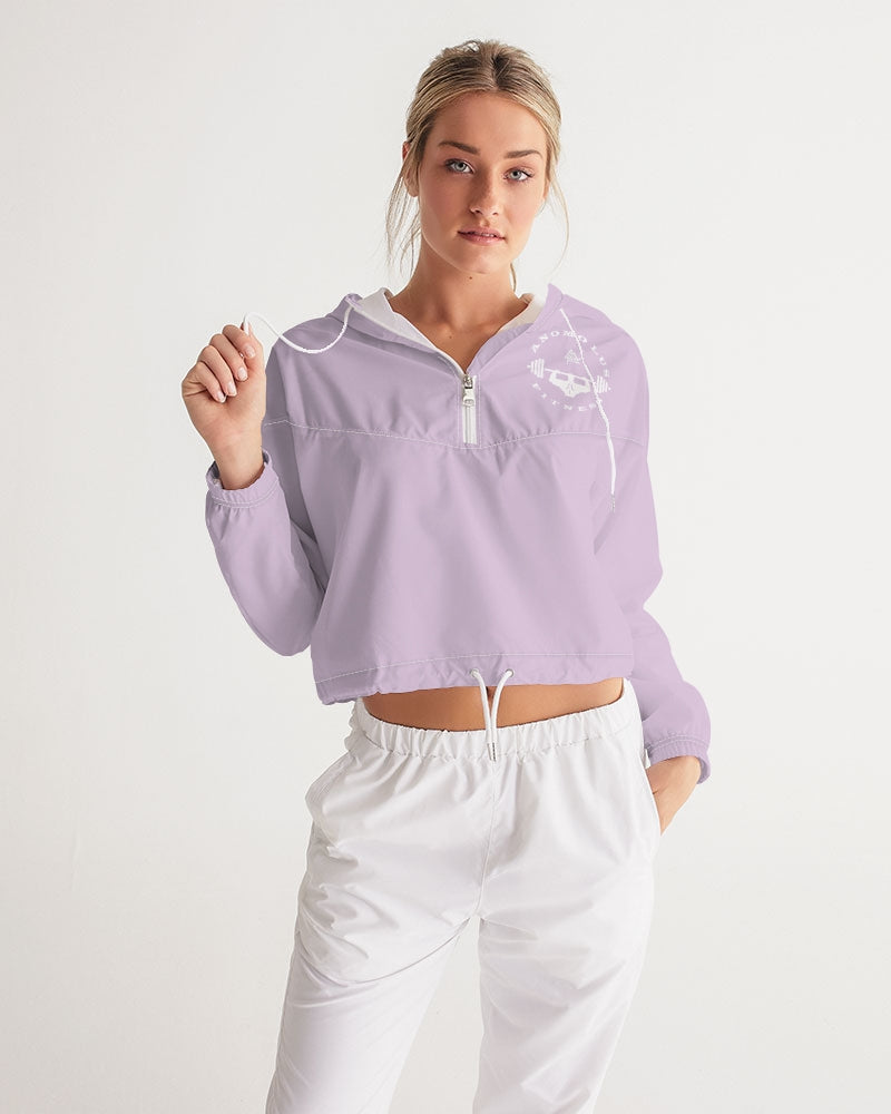 Rebirth Lavender Women's Cropped Windbreaker