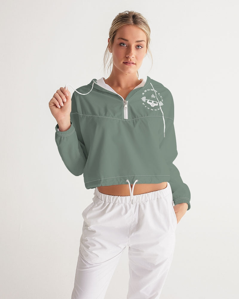 Rebirth Sage Women's Cropped Windbreaker