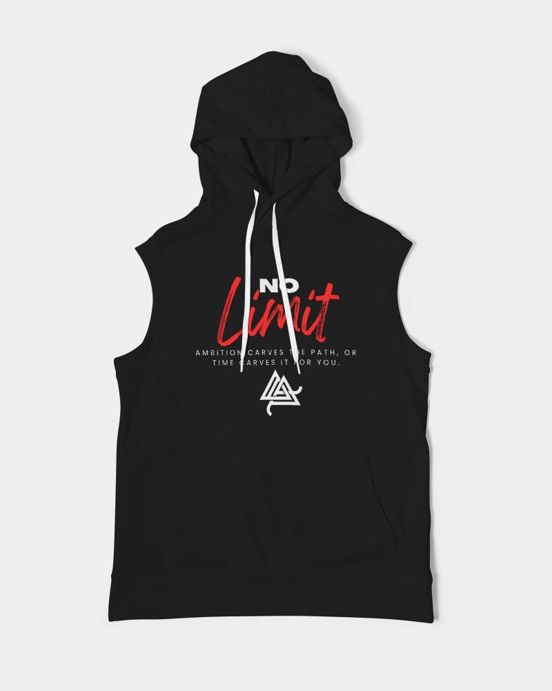 NO LIMIT SERIES Men's Premium Heavyweight Sleeveless Hoodie