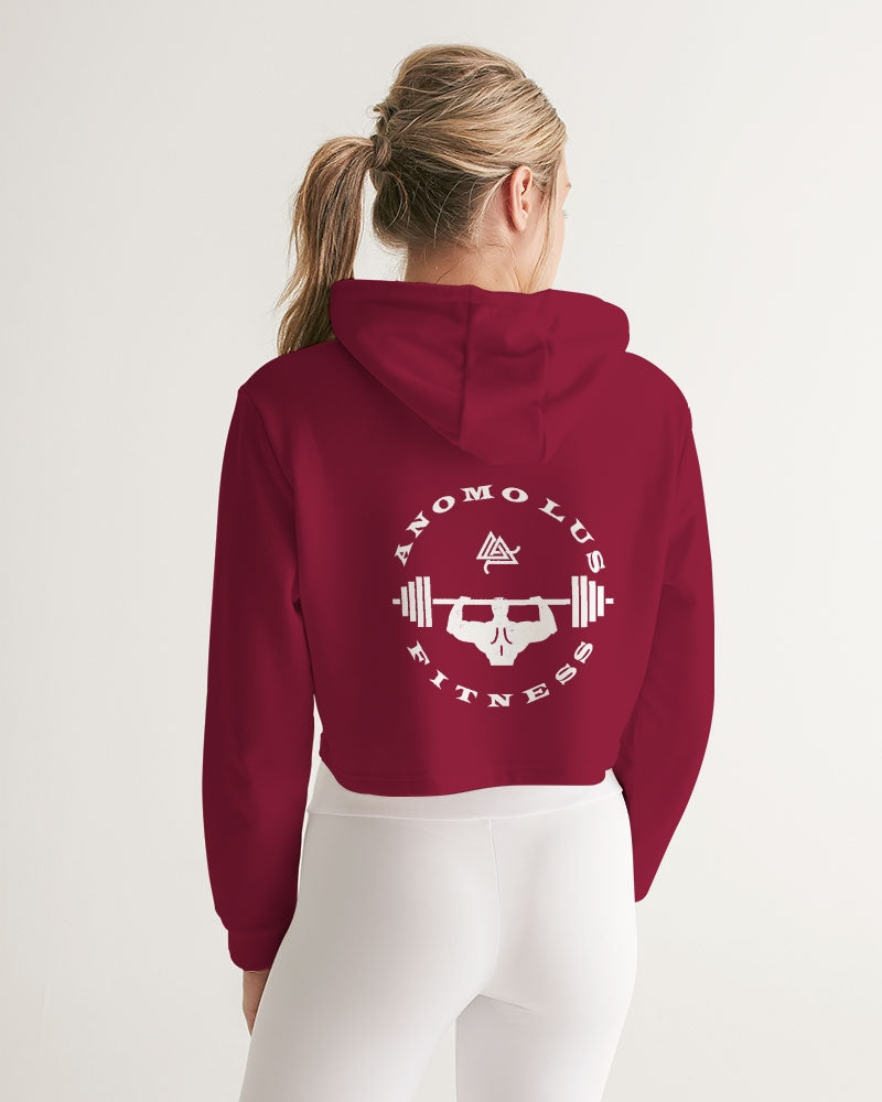 Rebirth Red Women's Cropped Hoodie