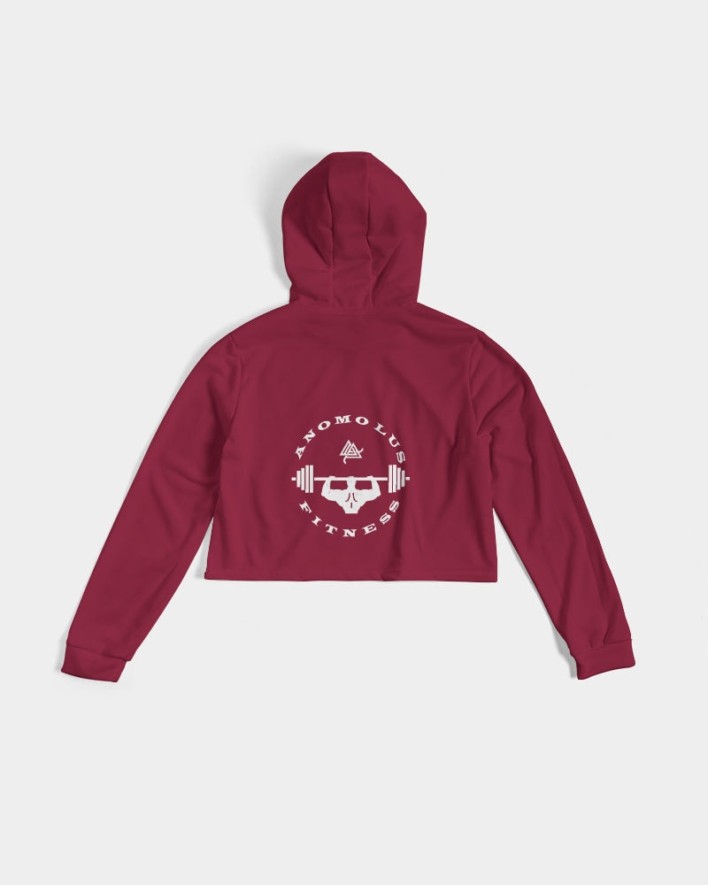 Rebirth Red Women's Cropped Hoodie