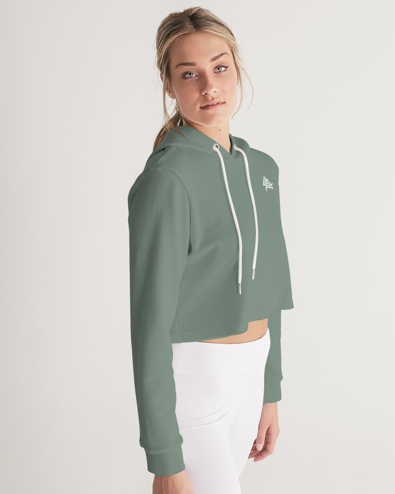 Rebirth Sage Women's Cropped Hoodie