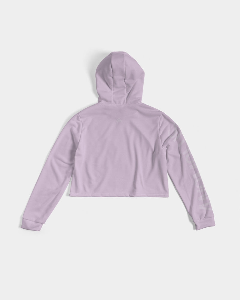 Women's lavender Anomolus Cropped Hoodie