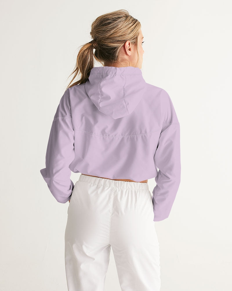 Rebirth Lavender Women's Cropped Windbreaker