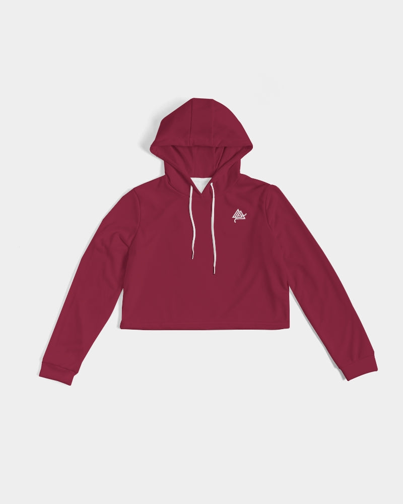 Rebirth Red Women's Cropped Hoodie