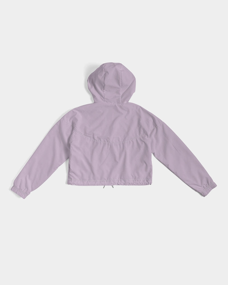 Rebirth Lavender Women's Cropped Windbreaker