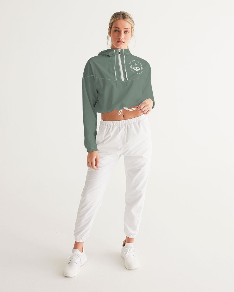 Rebirth Sage Women's Cropped Windbreaker