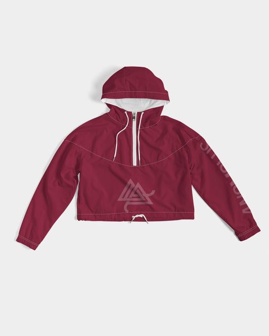 Anomolus RED Women's Cropped Windbreaker