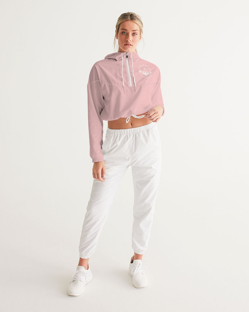 Rebirth Pink Women's Cropped Windbreaker