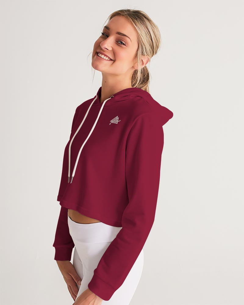 Rebirth Red Women's Cropped Hoodie