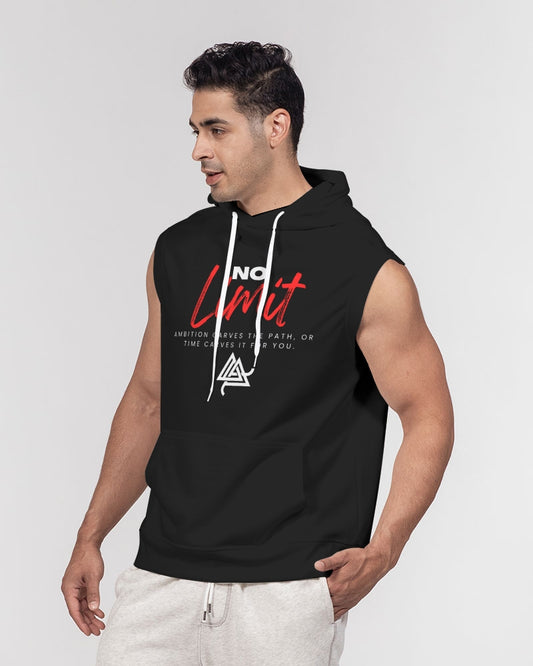 NO LIMIT SERIES Men's Premium Heavyweight Sleeveless Hoodie