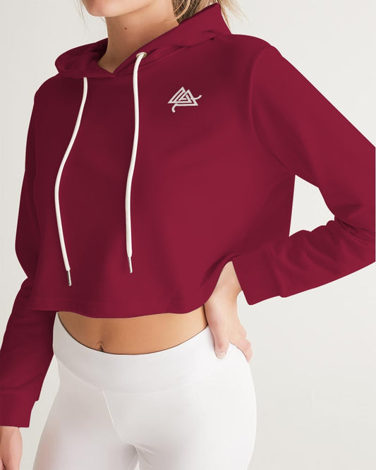 Rebirth Red Women's Cropped Hoodie