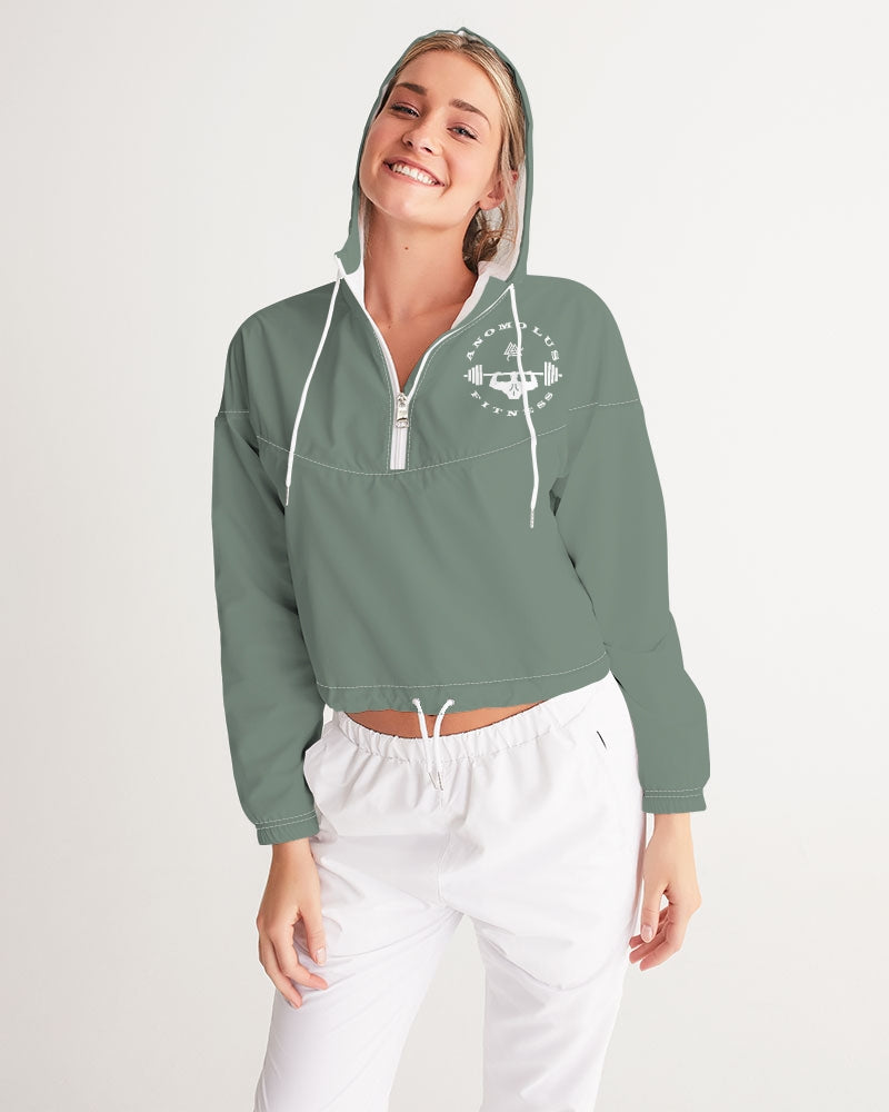 Rebirth Sage Women's Cropped Windbreaker